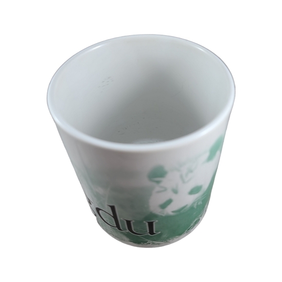 2005 STARBUCKS "City Series" Coffee Chengdu China Green Panda Collector City Mug - Picture 4 of 6